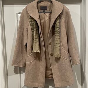 Vintage Bromley Tan Wool Blend Coat